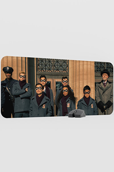 mousepad bastir The Umbrella Academy V4 90X40 XXL Gaming Rubber Non-Slip Base...