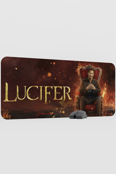 mousepad bastir Lucifer V1 90X40 XXL Gaming Rubber Non-Slip Base Mouse Pad Mo...