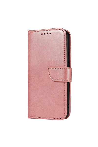 OEM Magnet Wallet Stand Case for iPhone 15 Plus - Pink