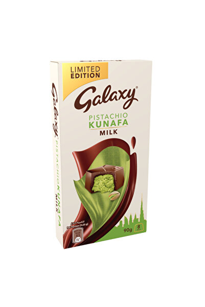 Galaxy شوكولاتة الحليب مع كنافة الفستق، 90 جرام