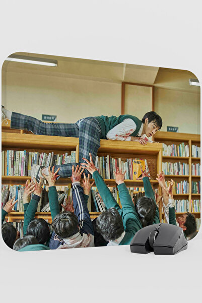 mousepad bastir لوحة ماوس مطاطية كبيرة الحجم مضادة للانزلاق بتصميم الدراما ال...