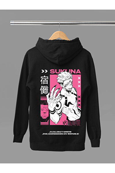 MAGORS سترة رياضية مطبوعة بتصميم ريومن سوكونا من أنمي جوجوتسو كايسن، مصنوعة م...