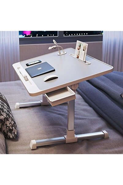 The Bros Bed Desk for Laptop, Adjustable Height Computer Desk, Portable No-Sl...