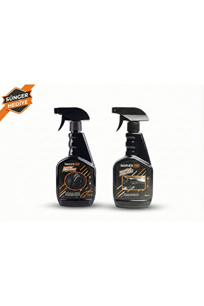 Marvex Pro Premium Set Torpido Parlatıcısı Ve Torpido Parlatıcısı 500 ML 2 Li...