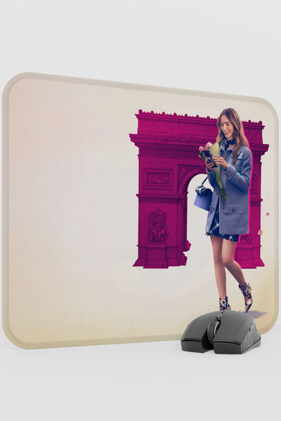mousepad bastir Emily in Paris V3 48X40 XL Gaming Rubber Non-Slip Base Mouse ...