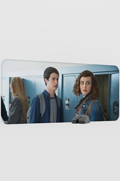 mousepad bastir 13 Reasons Why V2 90X40 XXL Gaming Rubber Non-Slip Base Mouse...