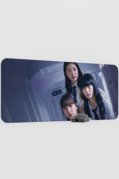 mousepad bastir Pyramid Game K Drama Kdrama V5 90X40 XXL Gaming Rubber Non-Sl...