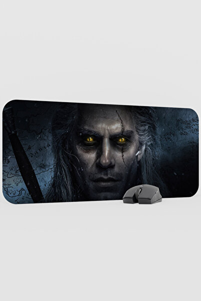 mousepad bastir The Witcher V5 70X30 XL Gaming Rubber Non-Slip Base Mouse Pad...