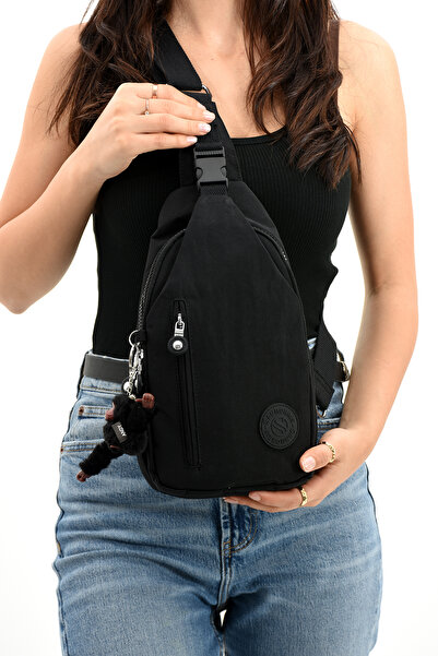 Sanmorris & Erba Crinkle Fabric Crossbody Women's Bag - Water Resistant