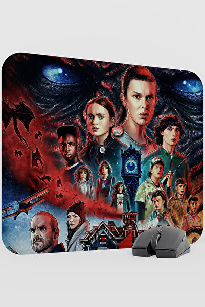 mousepad bastir Stranger Things 2 V1 48X40 XL Gaming Rubber Non-Slip Base Mou...