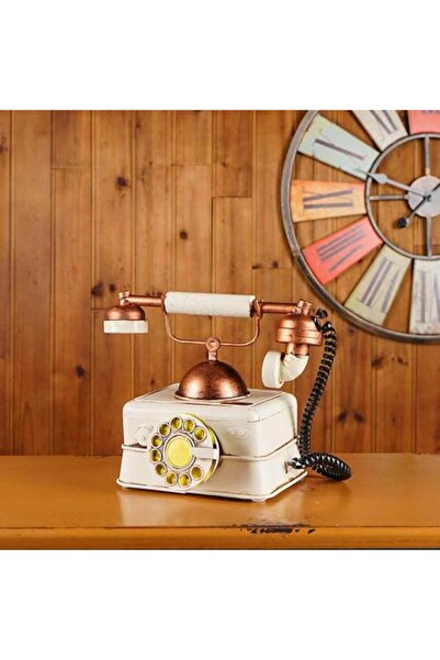 SPR Antique Iron Phone Decor