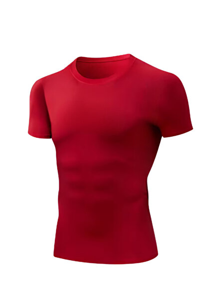 RUTBİL SPORTS Compression Kısa Kol Fitness Body Gym Body Sporcu Kısa Kol Fitn...