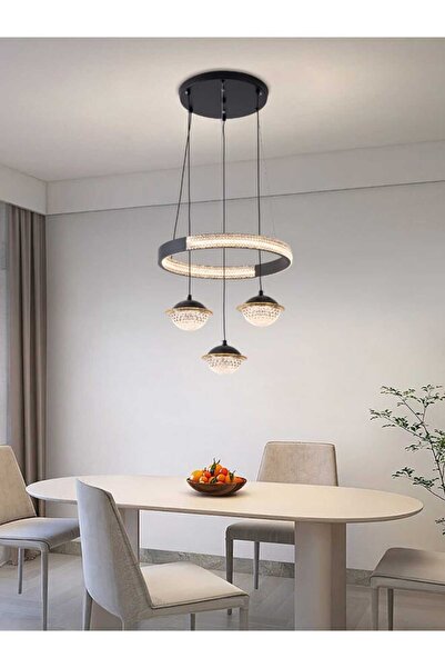 best power Modern LED Chandelier 6212 - 3 Pendant Lamps, 3 Lighting Levels | ...