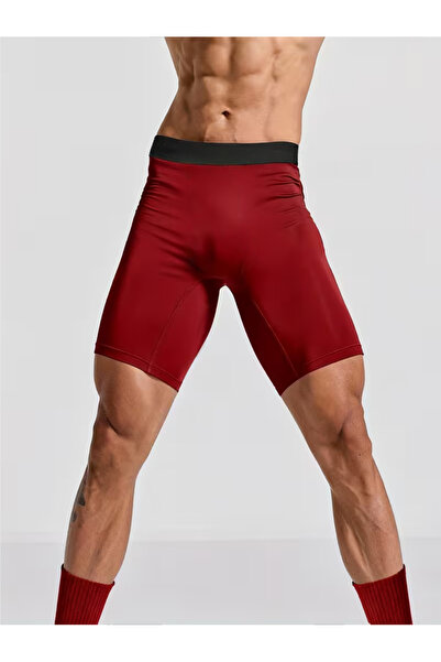 RUTBİL SPORTS Siyah Futbolcu Kısa Taytı-Kısa Spor Taytı-Kısa Koşu Taytı-Erkek...