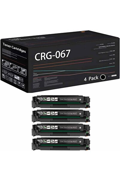 Canon CRG067 4 ADET SİYAH TONER LBP632Cdw LBP633Cdw MF652Cw MF653Cdw MF654Cdw...