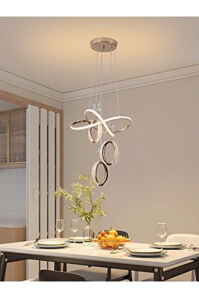 best power ثريا LED عصرية 6495 - | قوة 80 واط | مع 3 أوضاع إضاءة قابلة للتعديل