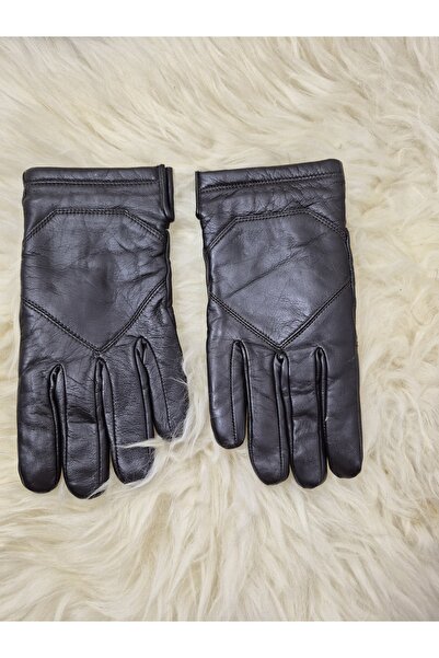 hoaryage Unisex Genuine Zik Lamb Leather Gloves