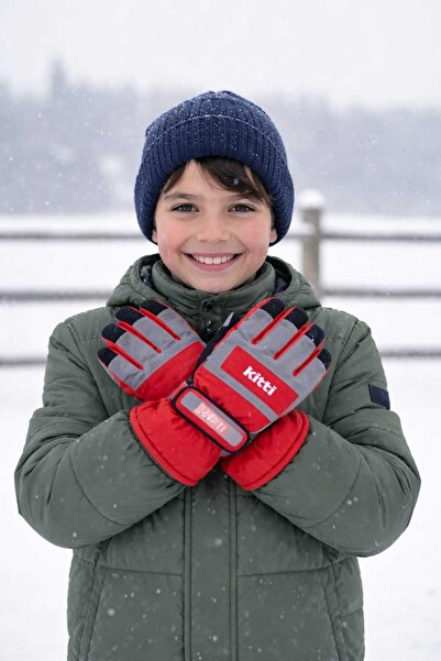 gigigiyim Waterproof Boys' Snow Gloves