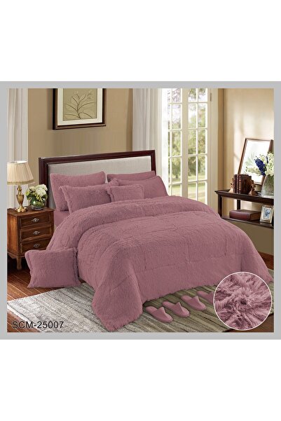 NAJMA Luxurious double winter bedspread with an ultra-soft texture, adding wa...