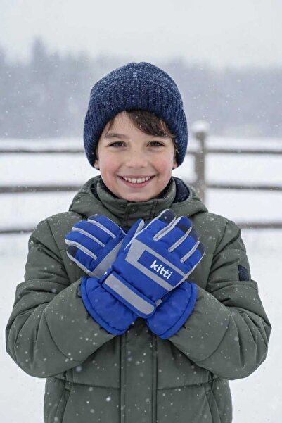 gigigiyim Su Geçirmez Erkek Çocuk Kar Eldiveni