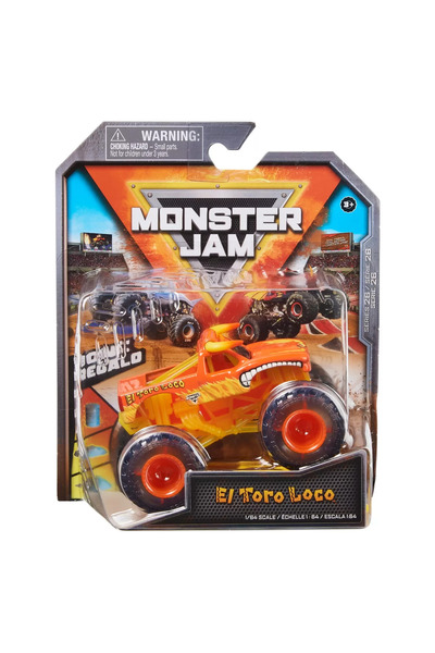 Spin Masters MONSTER JAM MASINUTA METALICA EL TORO LOCO SCARA 1 LA 64