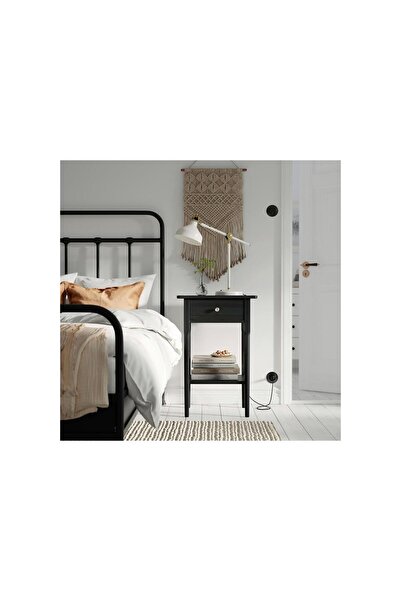 IKEA komodin, siyah, 50x37x76 cm