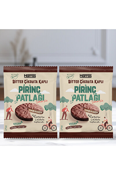 Harras Şekersiz Çik.K.Pirinç Patlağı 37g x 2 Adet