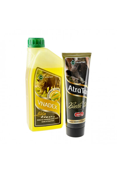 OEMN Σετ προσελκυστικών Vnadex, Άρωμα καλαμποκιού 1000 g + Πίσσα 320 g