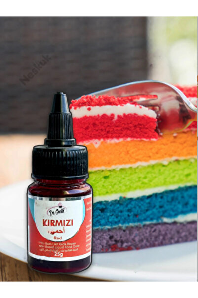 Erenle Gıda Boyası Kırmızı Red Yenilebilir Sıvı Likit Su Bazlı Pasta Boyası 2...