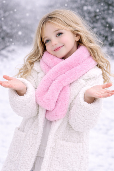 ModaLeaf Eșarfă de pluș pentru copii