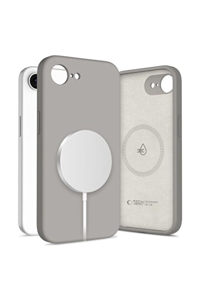 Tech-Protect Liquid Silicone iPhone 16e Case - Grey