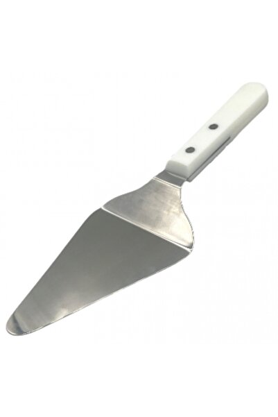 cc bin shihon شيال كيك / قلاب كيك استيل يد ابيض