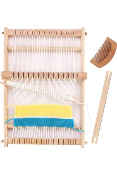 Alizr نول خشبي لنسج الخيوط