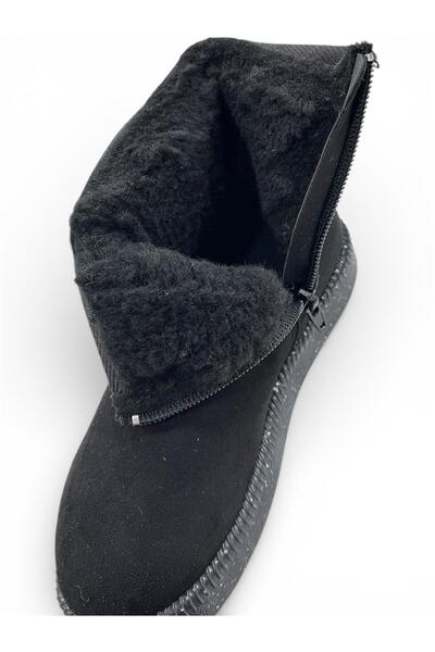 Acarbey İçi Kürklü Simli Tabanlı Kız Çocuk Ayakkabısı