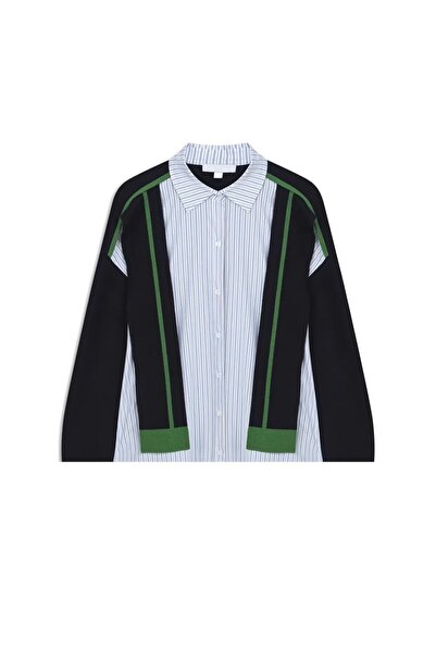 ESDİVABUTİK Tasarım sırt trikolu gömlek