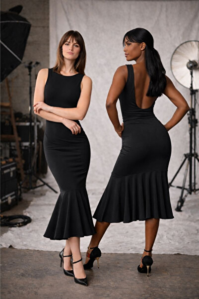 Due Stelle Women's Black Stretchy Tango and Social Dance Dress – Tango Dress ...