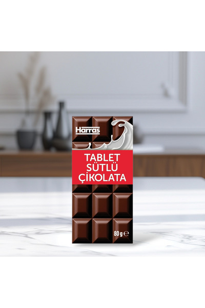 Harras Sütlü Tablet Çikolata 80 g