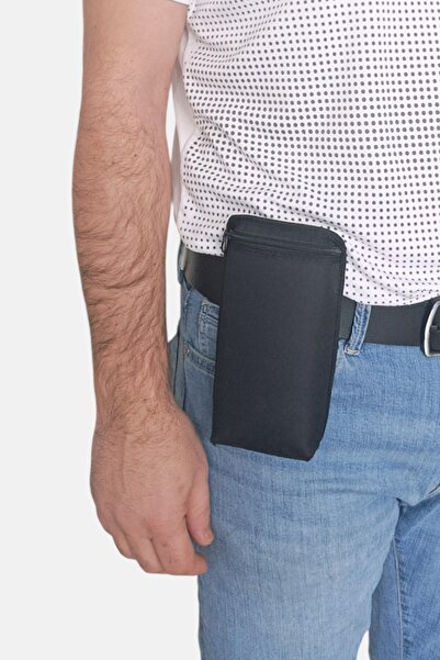 Lederax Kemere Takılan Fermuarlı Telefon Kılıfı LD630