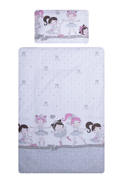 Royal Set Lenjerie pentru Fetite 100% Bumbac 5 Piese pentru Saltea de 120 x 6...