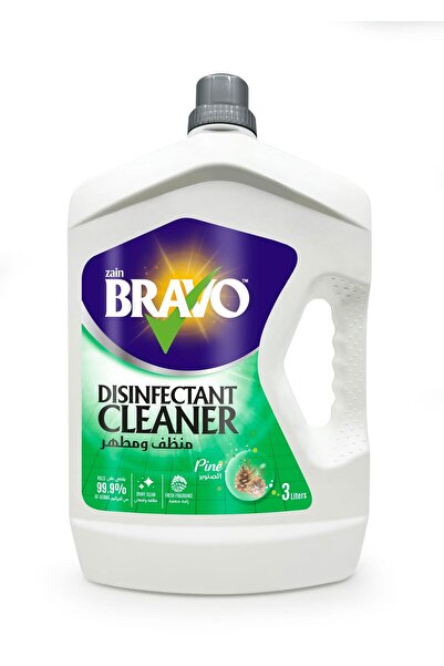 Bravo منظف مطهر برائحة الصنوبر، 3 لتر