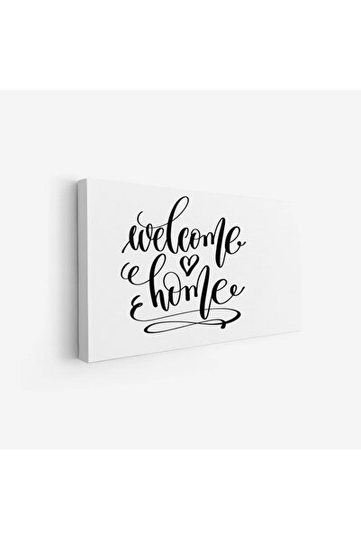 Tajridhome لوحة جدارية - عبارة ترحيبية - خلفية بيضاء - دافئ - لوحات حائط - لو...