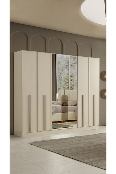 AYDINEV MAÇKA MDF 6 KAPILI DOLAP