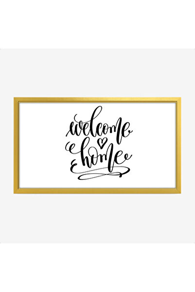 Tajridhome لوحة جدارية - عبارة ترحيبية - خلفية بيضاء - دافئ - لوحات حائط - لو...