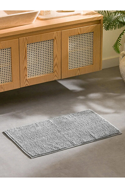 LC Waikiki LCW HOME Gri Tomurcuk Desenli Banyo Paspası 50x80 Cm