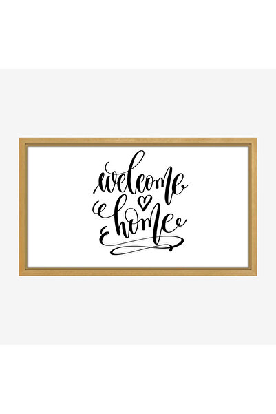 Tajridhome لوحة جدارية - عبارة ترحيبية - خلفية بيضاء - دافئ - لوحات حائط - لو...