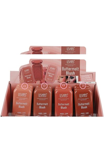 Ushas Cosmetics Blush Buttermelt USHAS Blusher 4.5g – Silky Texture and Delic...