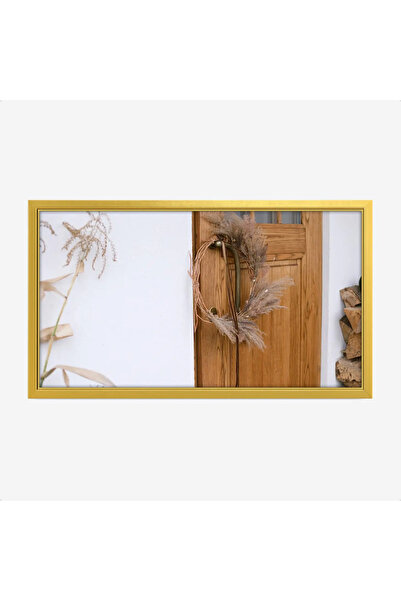 Tajridhome لوحة طبيعة هادئة - باب خشبي - ألوان دافئة - هادئ - لوحات طبيعة - ل...