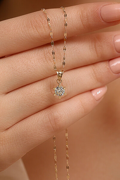 Cemre Gold 14 AYAR ALTIN ŞIK DAMLA KOLYE