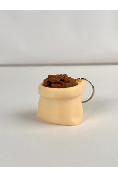 Colorinsane Coffee Bean Keychain Click Mechanical Sound Keychain
