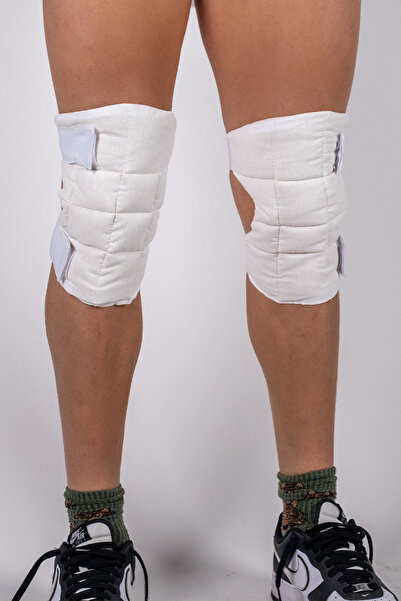 EMYU TEKSTİL lanolin içeren yıkanmamış koyun yünü dolgulu dizlik,menisküs dizlik